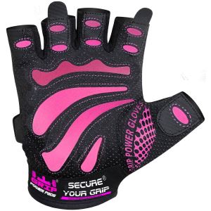 mimi pink lifting gloves