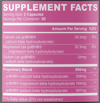 Nobi Nutrition Ingredients List